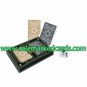 Golden And Black KEM Arrow Playing Cards